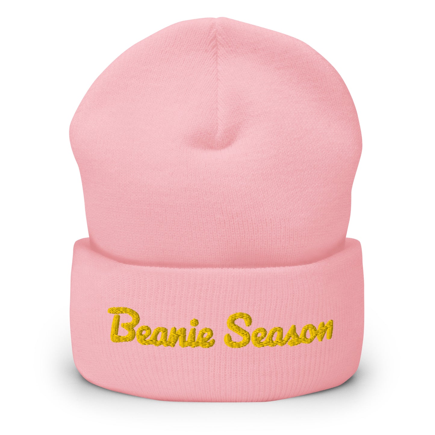 Gold “Stitched” Beanie