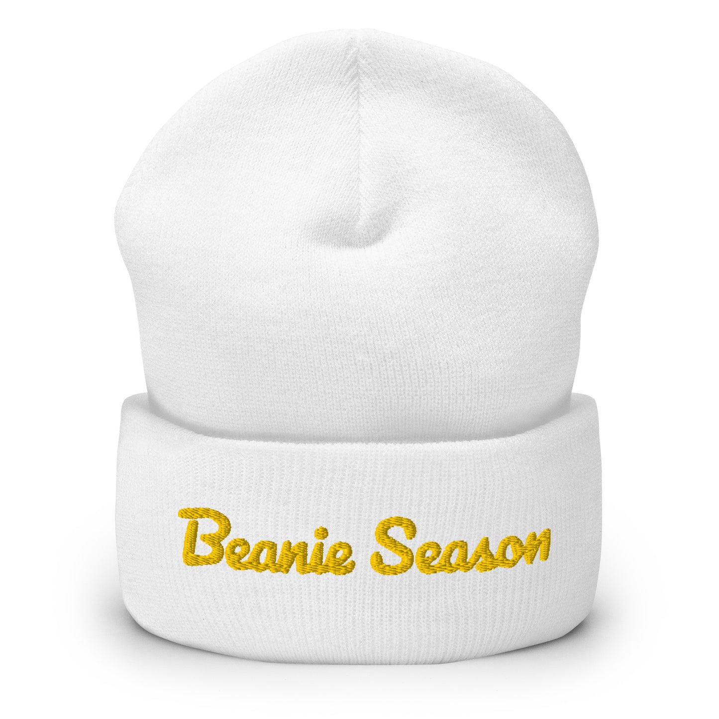Gold “Stitched” Beanie