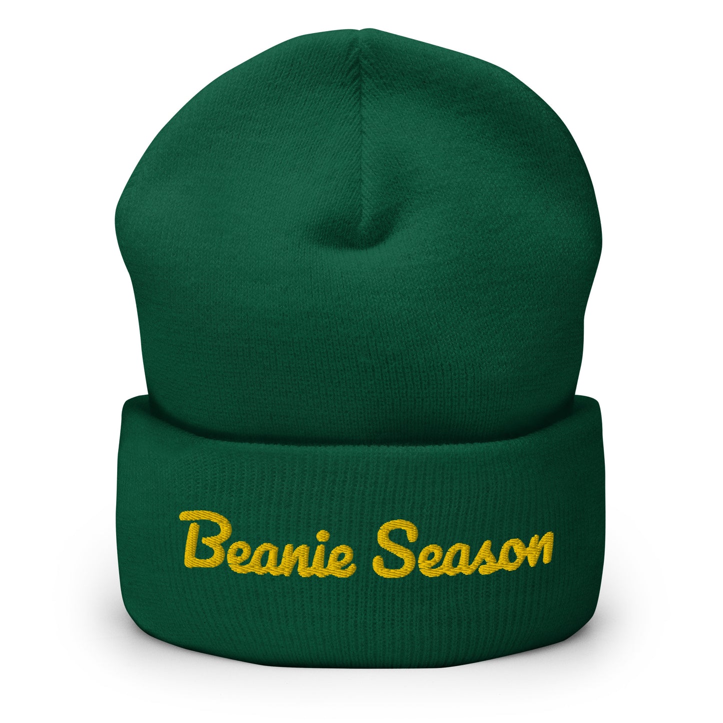 Gold "Stitched" Beanie