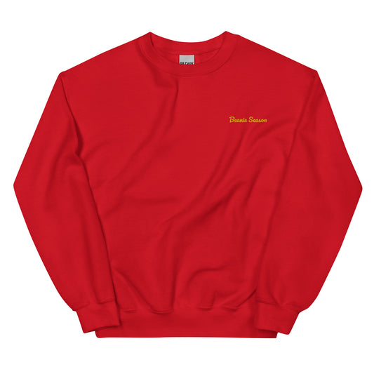Gold “Stitched” Beanie Season®️ Sweatshirt